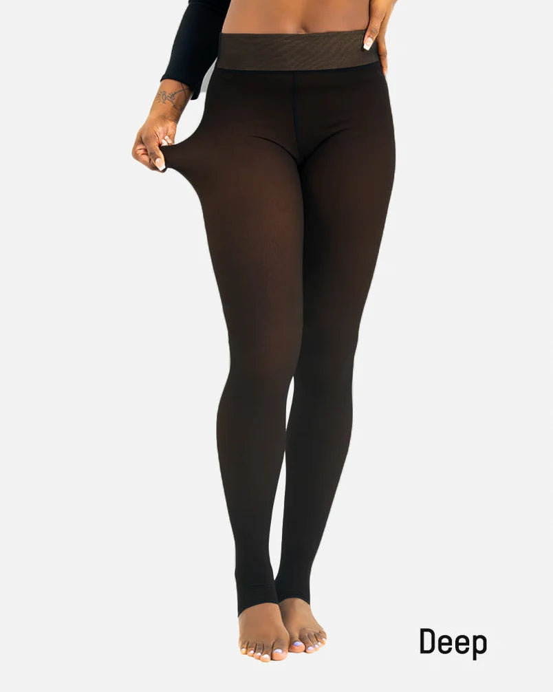 Translucent Fleece Lined Tights