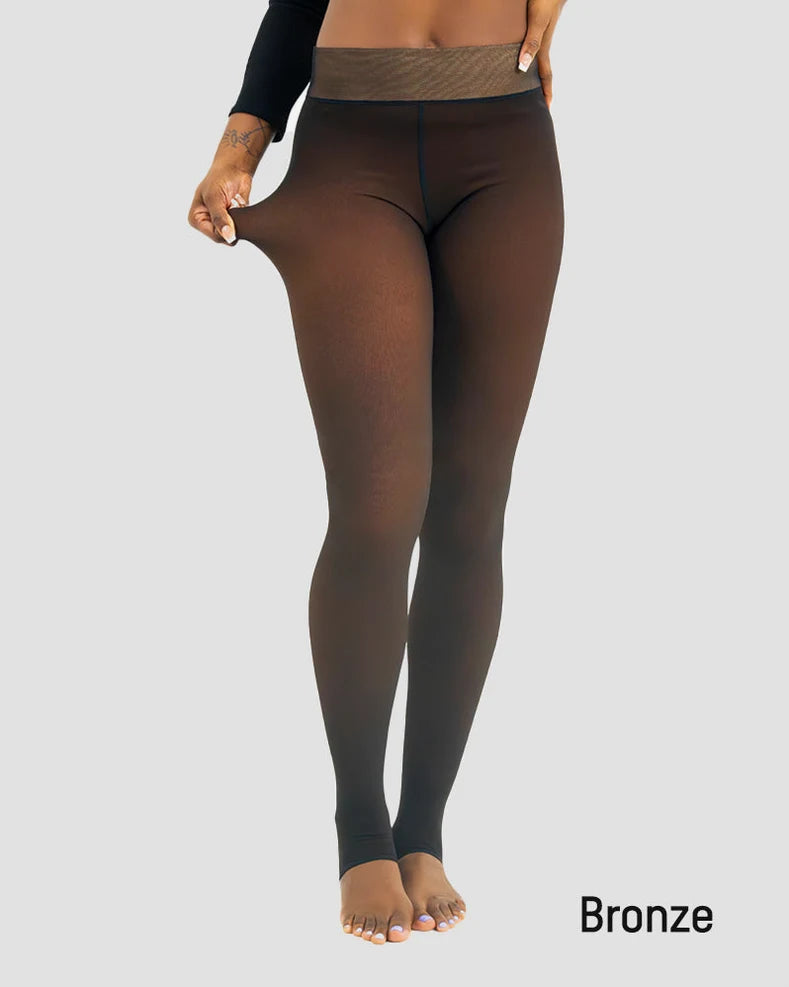 Translucent Fleece Lined Tights