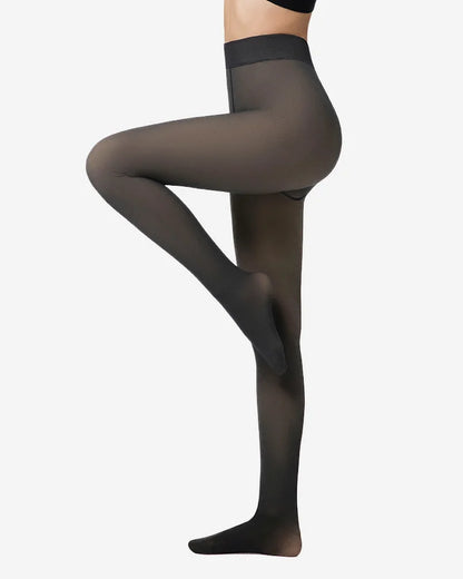 Translucent Fleece Lined Tights
